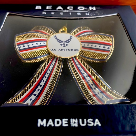 NWT Beacon Design Air Force Ornament - Picture 1 of 2